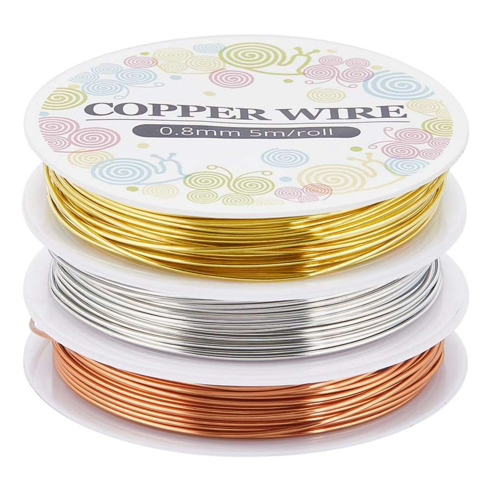 12.8M ทองแดงเครื่องประดับลวด 0 - Jewelry Making Materials Wholesale บทวิจารณ์และราคา