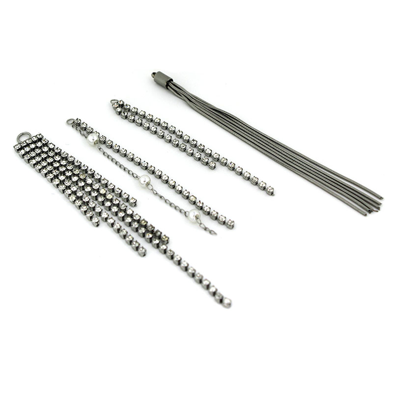 2 ชิ้น จี้พู่ห้อยโซ่ประดับเพชร - Jewelry Making Materials Wholesale บทวิจารณ์และราคา