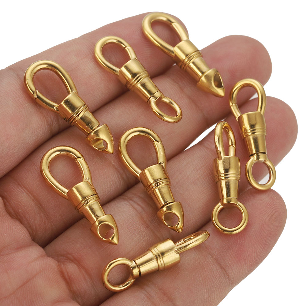 2 ชิ้น/ล็อตกระเป๋าสแตนเลส Key  - Jewelry Making Supplies บทวิจารณ์และราคา