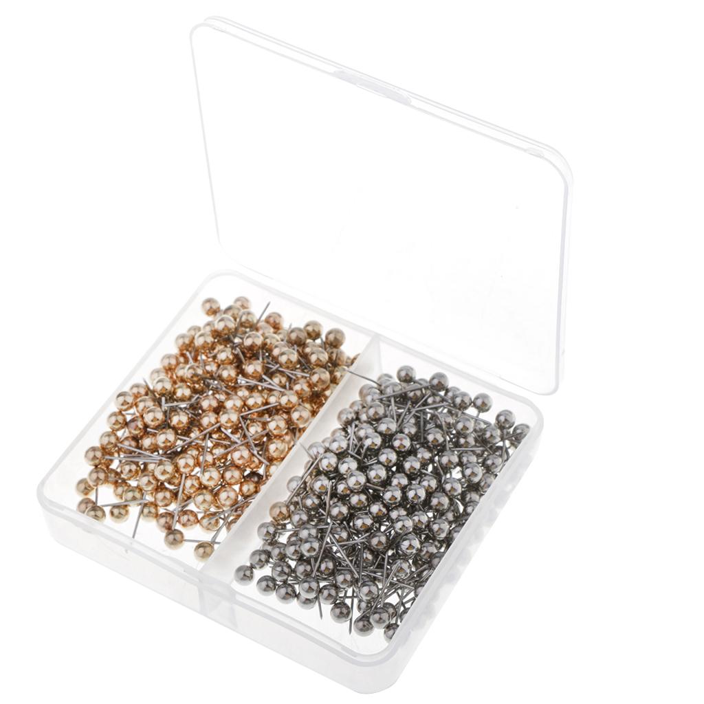 หมุดปักกระดาษ หัวพลาสติกทนทาน  - Head Pin Assorted บทวิจารณ์และราคา