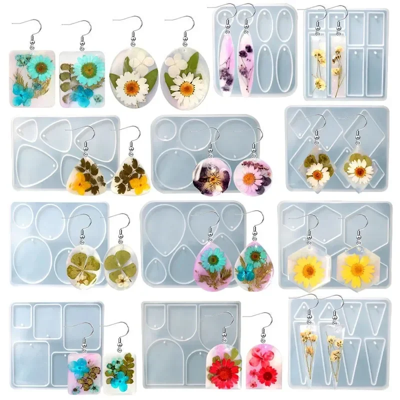 แม่พิมพ์ทำต่างหูแบบหยดน้ำ DIY, - Jewelry Making Process บทวิจารณ์และราคา