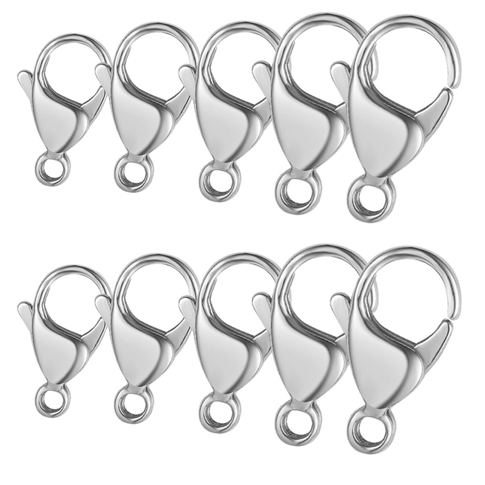 ตัวล็อคแบบก้ามปูสแตนเลส 316L ข - Jewelry Making Findings บทวิจารณ์และราคา