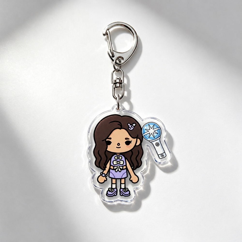 พวงกุญแจคาทอายสไตล์เคป๊อป ของต - Jewelry Making Findings บทวิจารณ์และราคา
