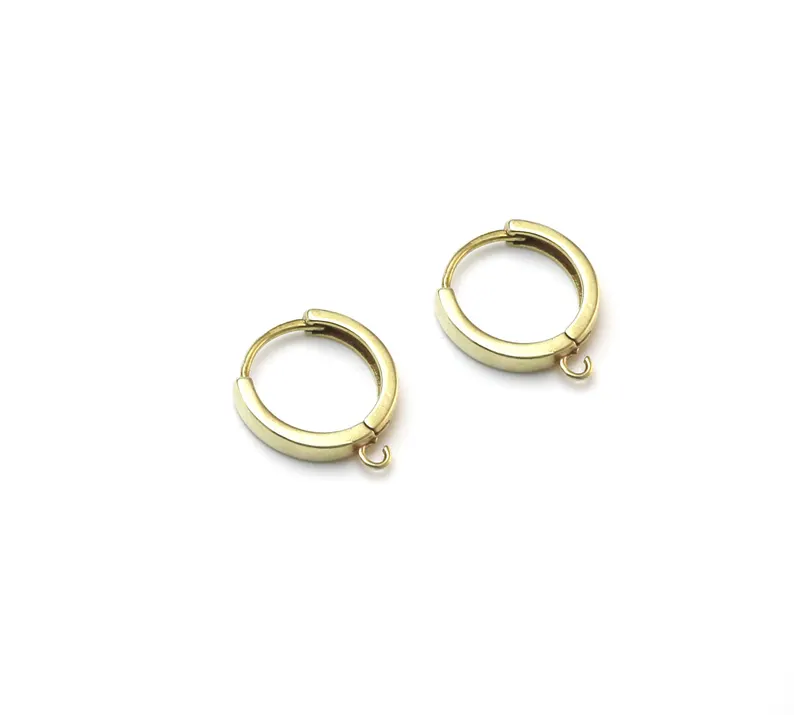 10 ชิ้นทองเหลืองห่วงหู, Leverb - Jewelry Making Supplies บทวิจารณ์และราคา