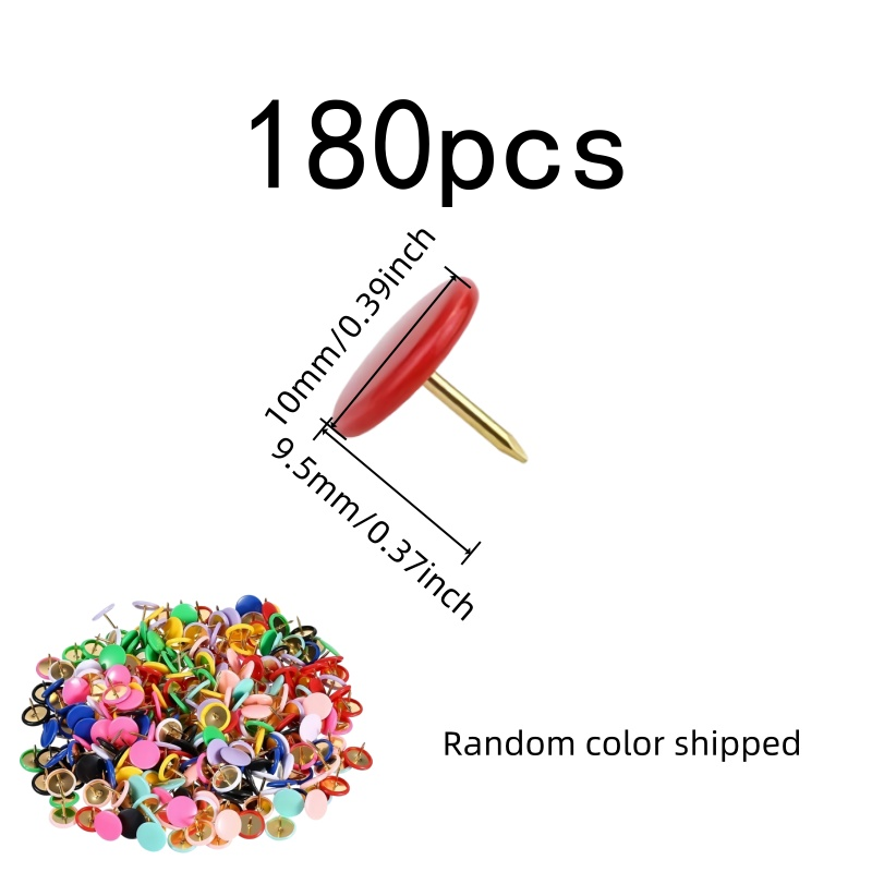 หมุดติดกระดานหัวกลม 180 ชิ้น,  - Head Pin Assorted บทวิจารณ์และราคา