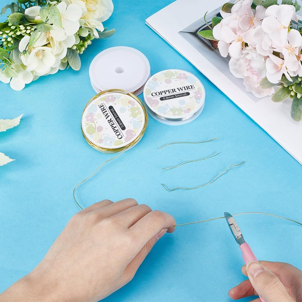 12.8M ทองแดงเครื่องประดับลวด 0 - Jewelry Making Materials Wholesale บทวิจารณ์และราคา