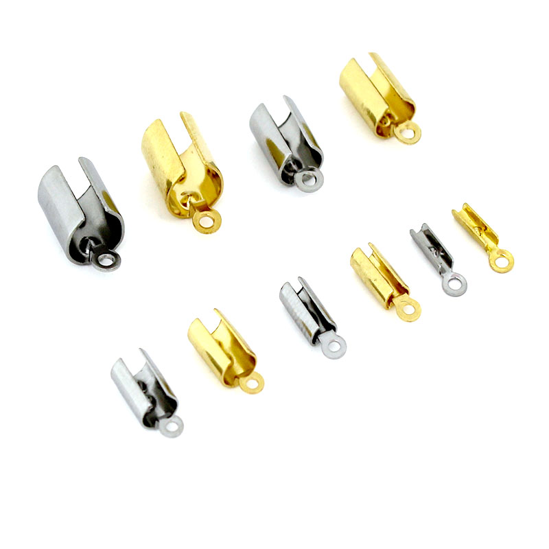 30-50pcs สแตนเลสสตีล CRIMP End - Jewelry Making Supplies บทวิจารณ์และราคา