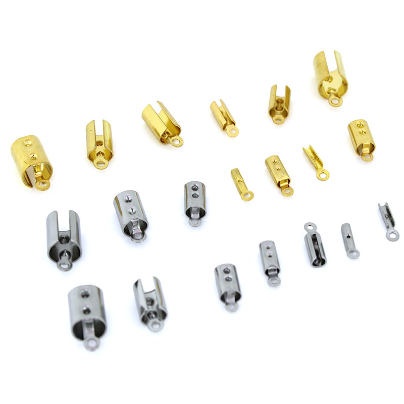 30-50pcs สแตนเลสสตีล CRIMP End - Jewelry Making Supplies บทวิจารณ์และราคา