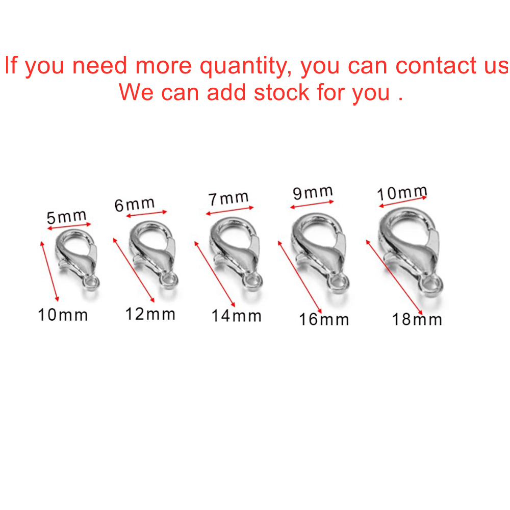 ตัวล็อคแบบก้ามปู 10 ชิ้น หลายข - Jewelry Making Findings บทวิจารณ์และราคา