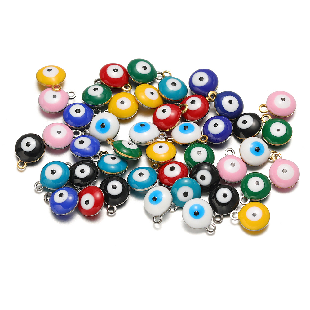 จี้รูปตาปีศาจเคลือบสแตนเลสกันน - Jewelry Making Materials Wholesale บทวิจารณ์และราคา