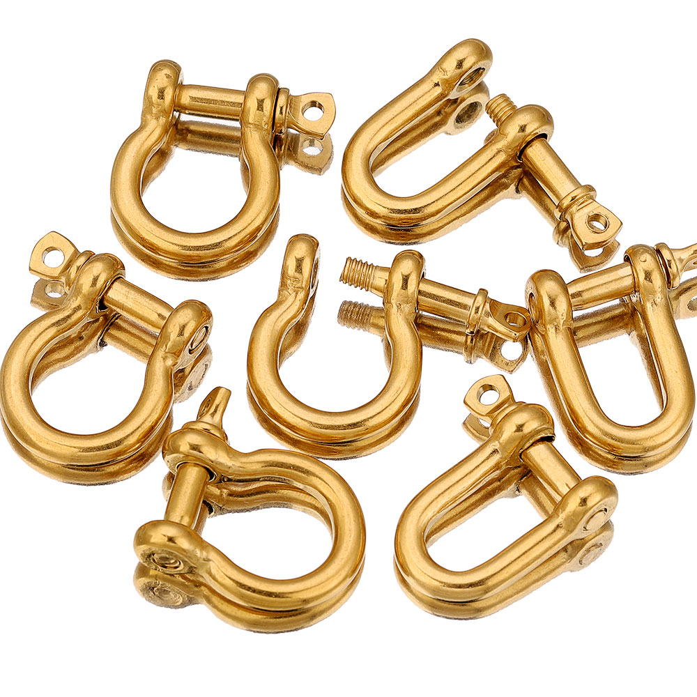 ตัวล็อคสแตนเลส 2 ชิ้น สีทอง รู - Jewelry Making Supplies บทวิจารณ์และราคา