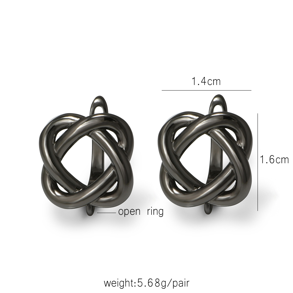 YANASI ต่างหูทองเหลืองสีดำ 1 ค - Jewelry Making Findings บทวิจารณ์และราคา