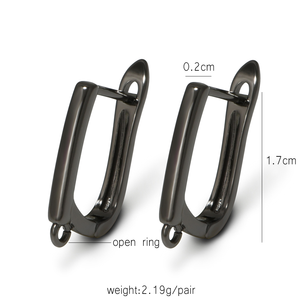 YANASI ต่างหูทองเหลืองสีดำ 1 ค - Jewelry Making Findings บทวิจารณ์และราคา
