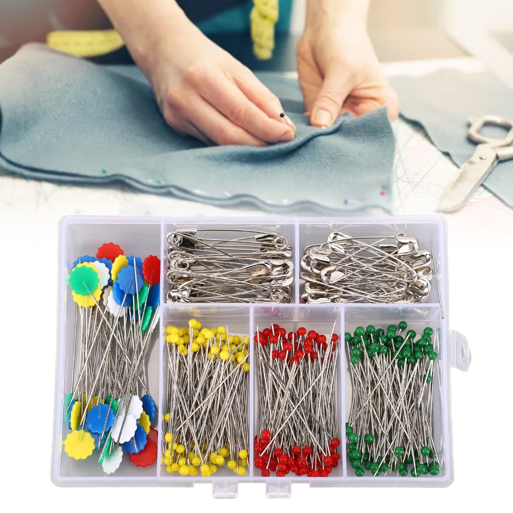 ชุดเข็มเย็บผ้า 400 ชิ้น หลากสี - Head Pin Assorted บทวิจารณ์และราคา