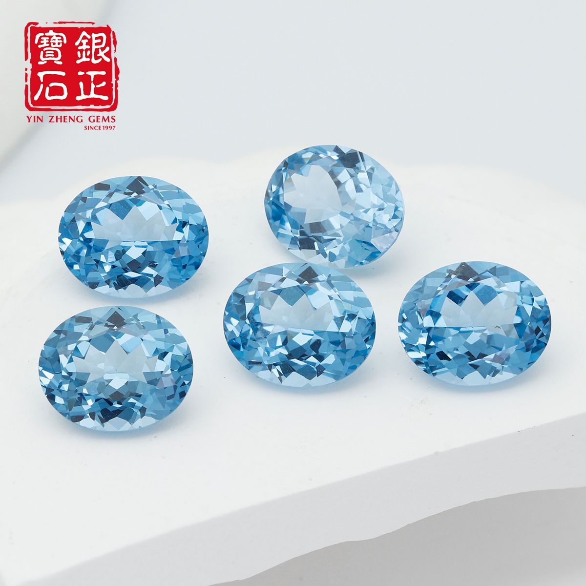 อะความารีนทรงรีที่ได้จากการปลู - Jewelry Making Process บทวิจารณ์และราคา