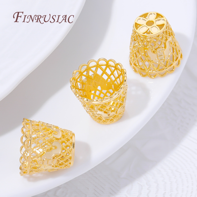 ปลายพู่ห้อยชุบทอง 18K ขายส่งอุ - Jewelry Making Materials Wholesale บทวิจารณ์และราคา