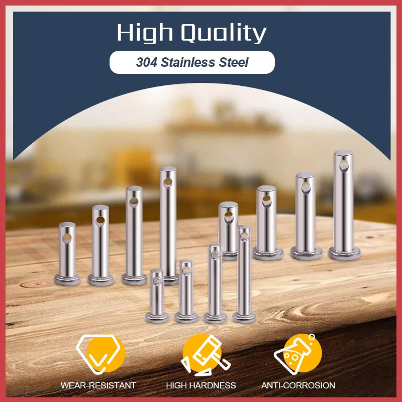 ชุดสลักทรงกระบอกหัวแบน M3 M4 M - Head Pin Assorted บทวิจารณ์และราคา