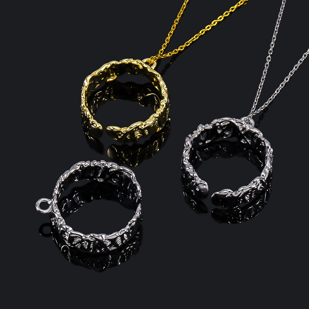 แหวนเปิดชุบทอง 2 ชิ้น รูปทรงไม - Jewelry Making Materials Wholesale บทวิจารณ์และราคา