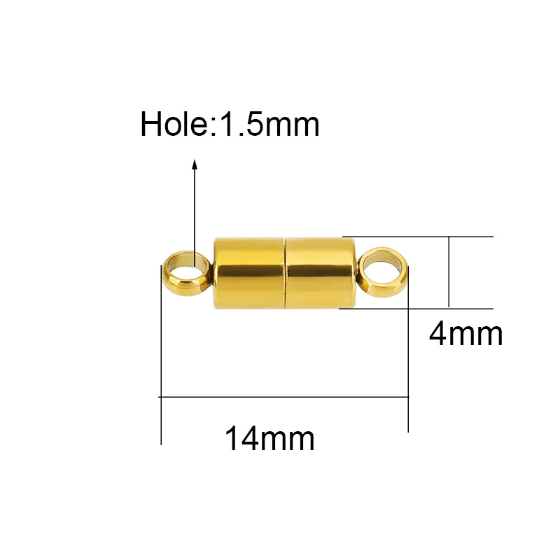 ตัวล็อกสร้อยคอสแตนเลสขนาด 14 ม - Jewelry Making Findings บทวิจารณ์และราคา