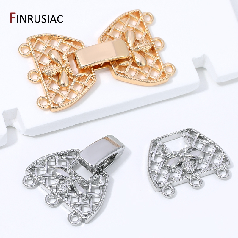 ตัวเชื่อมต่อแบบมีตัวล็อค 3 แถว - Jewelry Making Findings บทวิจารณ์และราคา
