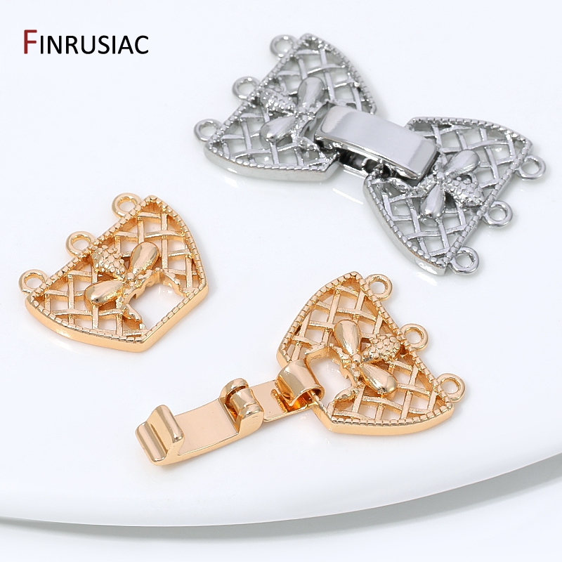 ตัวเชื่อมต่อแบบมีตัวล็อค 3 แถว - Jewelry Making Findings บทวิจารณ์และราคา